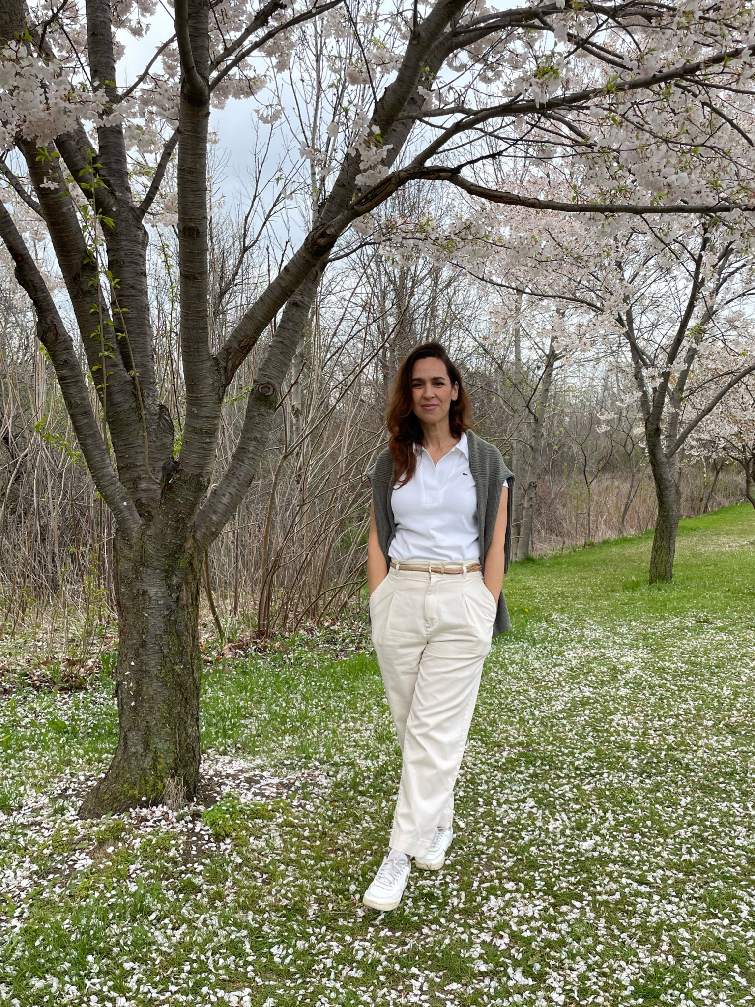 In my Preppy style currently known as Old money. Polo shirts, khakis, and a crewneck sweater over your shoulders. It’s that simple! 

#preppystyle #oldmoneystyle #poloshirt #khakipants #crewnecksweater 
