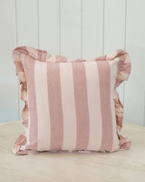 Mauve Pembroke Stripe Pillow | Elements by Remedy