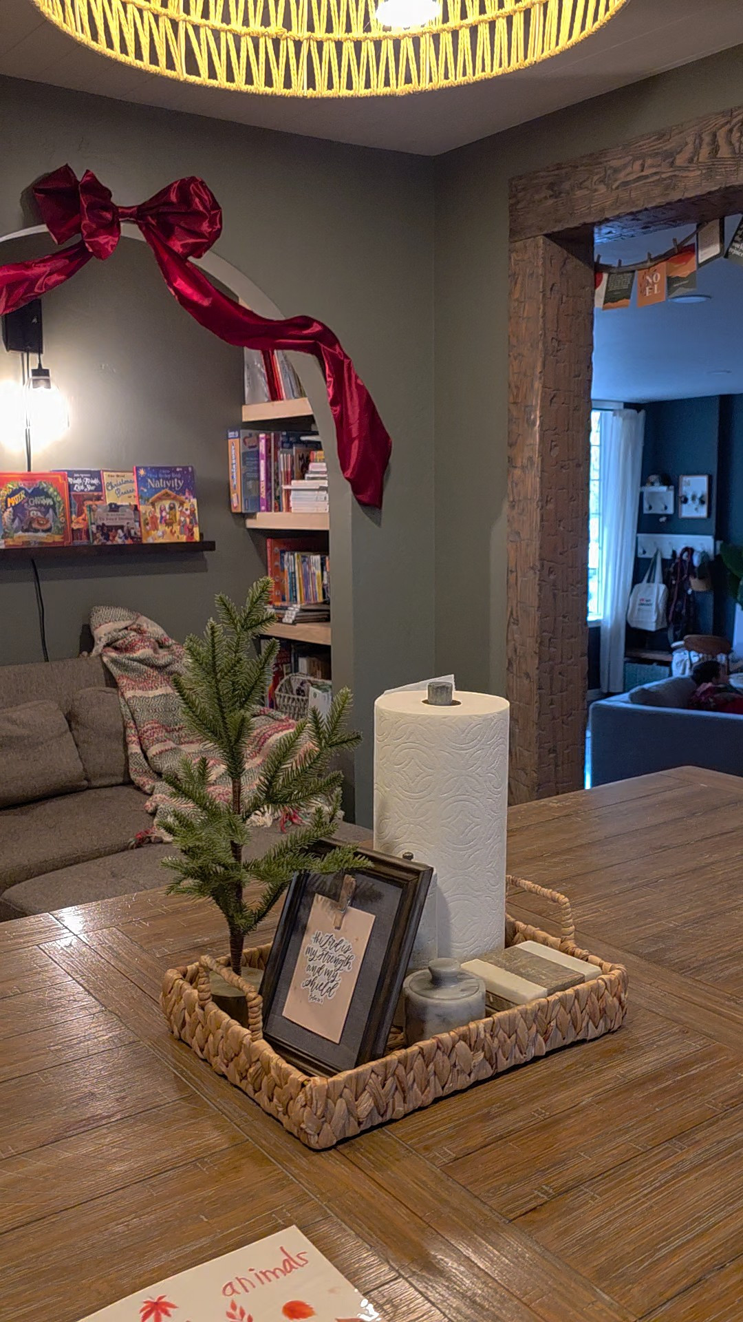 Even though I spend most of my time here, the dining room is still my favorite room in the house. It feels magical in here decorated for Christmas. #diningroom  

 #LTKHoliday #LTKSeasonal #LTKHome