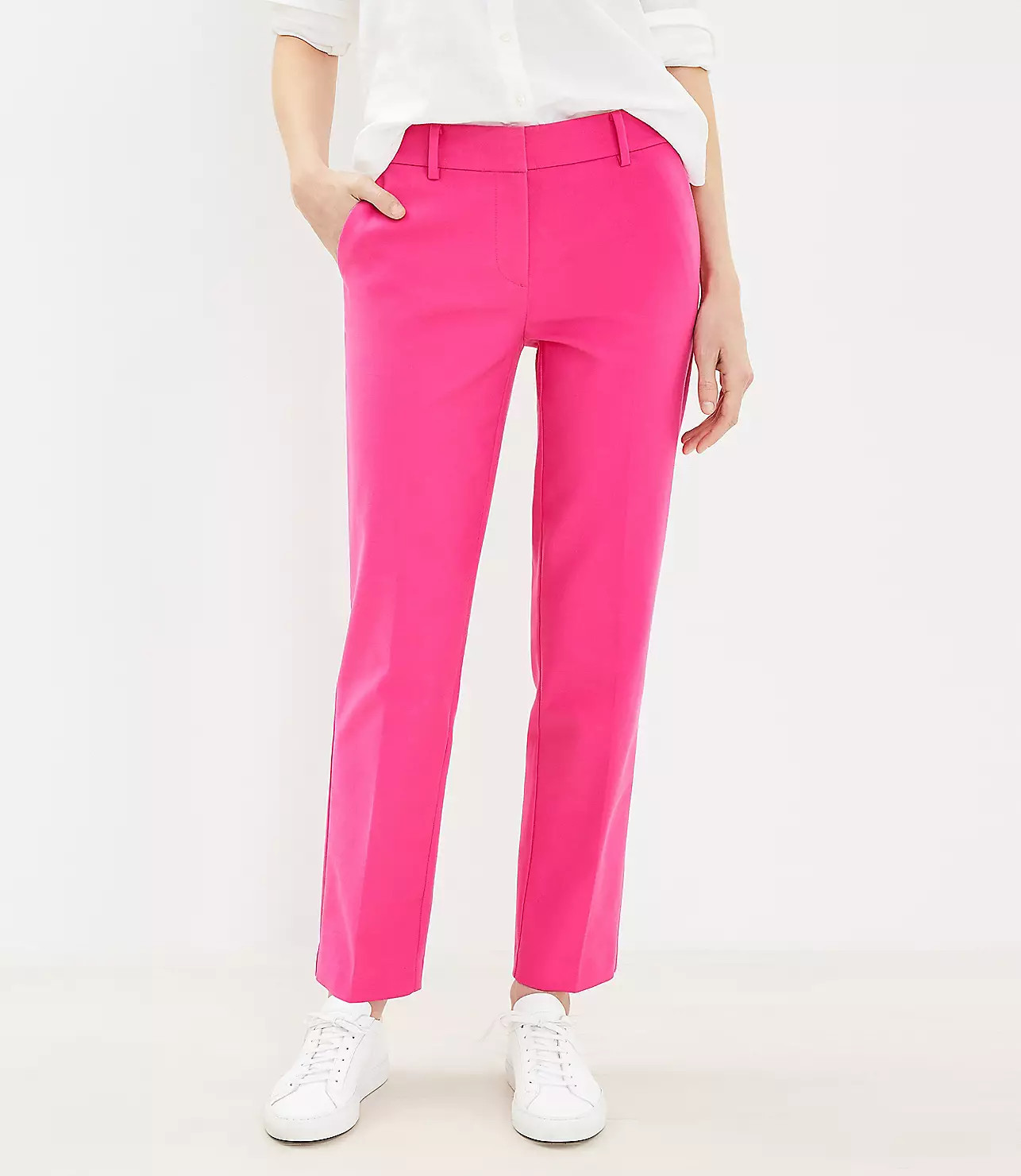 Riviera Slim Pants in Doubleweave | LOFT