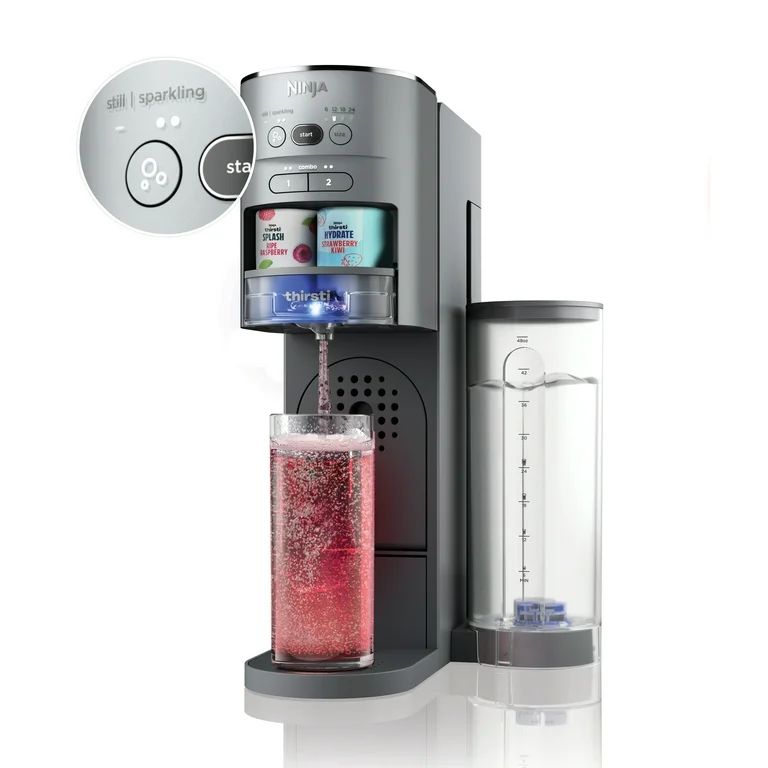 Ninja Thirsti Drink System Complete Still and Sparkling Customization Drink Kit with CO2 Canister... | Walmart (US)