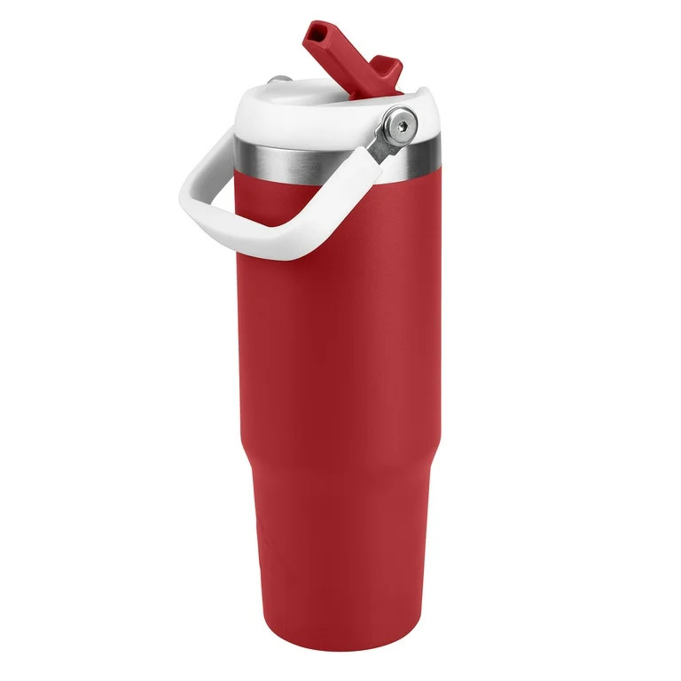 Ozark Trail 30oz Swivel Stainless Steel Tumbler, Dark Red | Walmart (US)