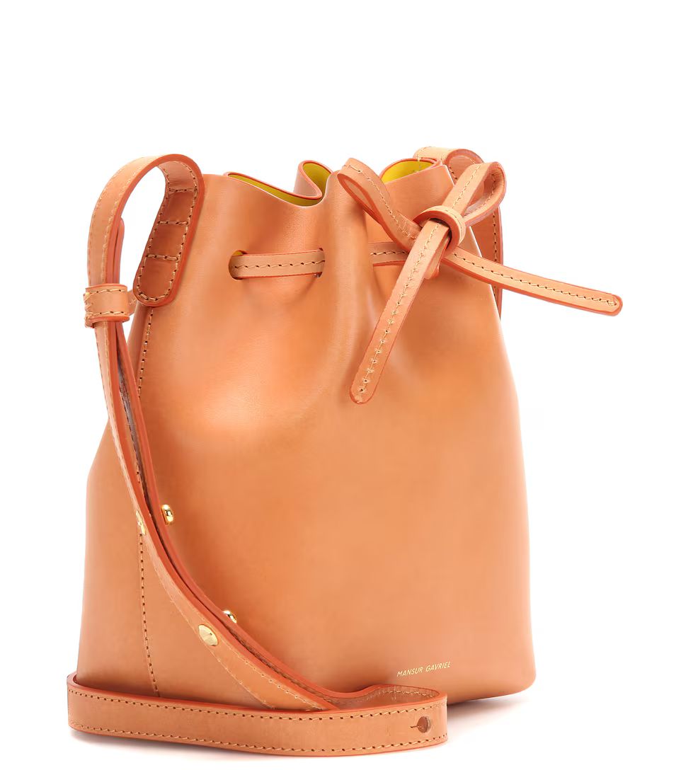 Mini Mini leather bucket bag | Mytheresa (US/CA)