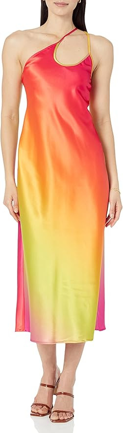 The Drop Women's Ashley Asymmetrical Slip Dress | Amazon (US)