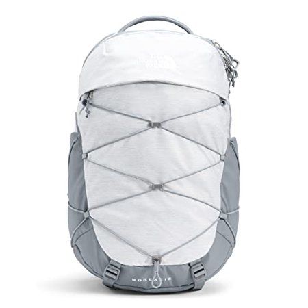 The North Face Women s Borealis School Laptop Backpack TNF White Metallic Melange/Mid Grey One Size | Walmart (US)