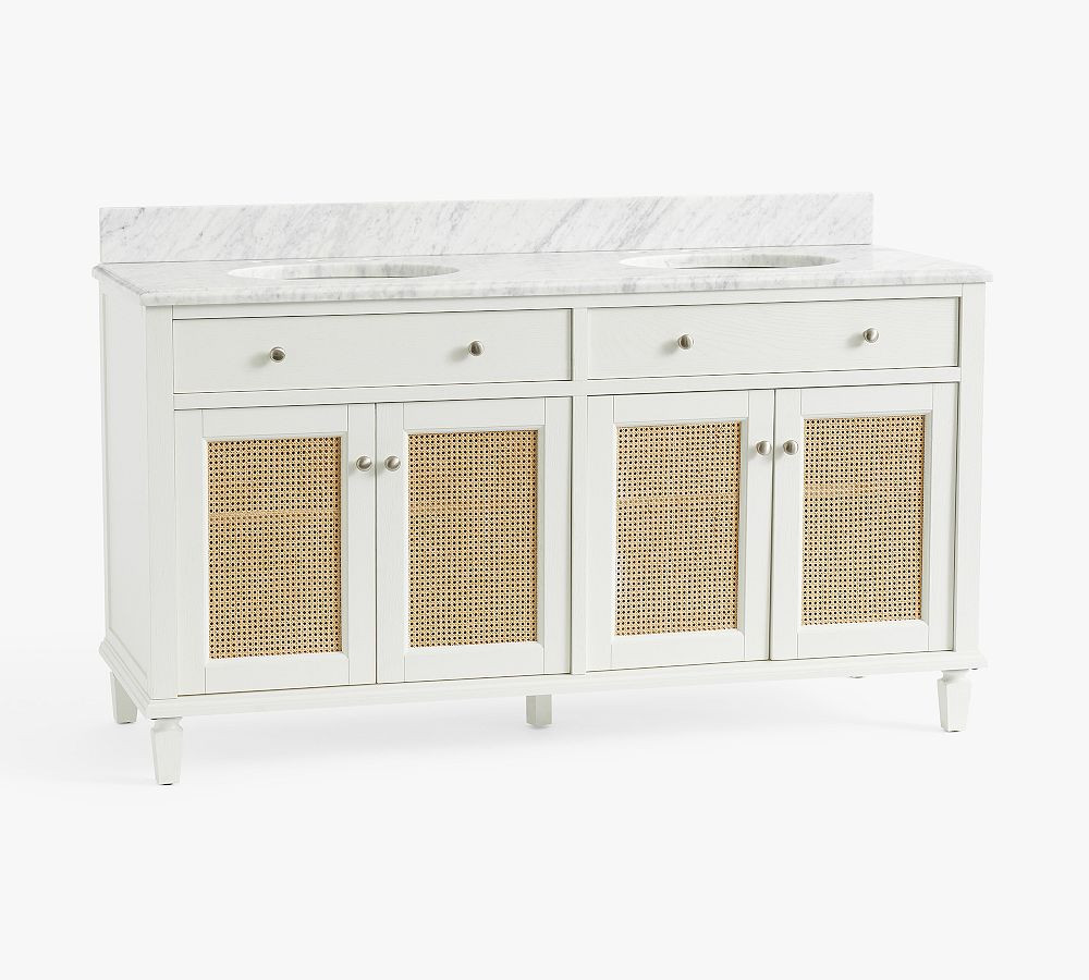 Sausalito 60" Double Sink Bath Vanity | Pottery Barn (US)