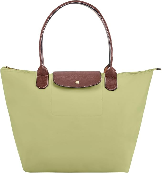 Tote Bag for Women Foldable Shoulder Bag Nylon Weekend Hobo Handbag | Amazon (US)
