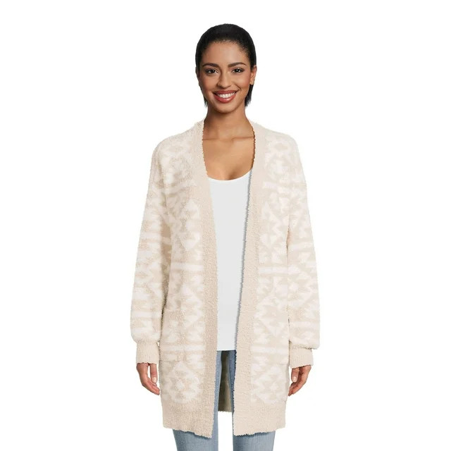 Time and Tru Women's Duster Cardigan Sweater, Midweight, Sizes XS-XXXL | Walmart (US)
