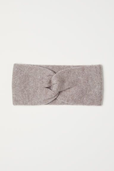 H & M - Knit Headband - Brown | H&M (US + CA)