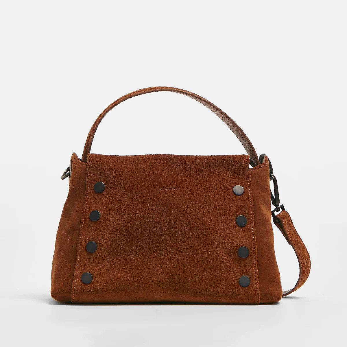 Bryant Med | Mahogany Suede Leather Shoulder Bag | Hammitt | Hammitt (US)