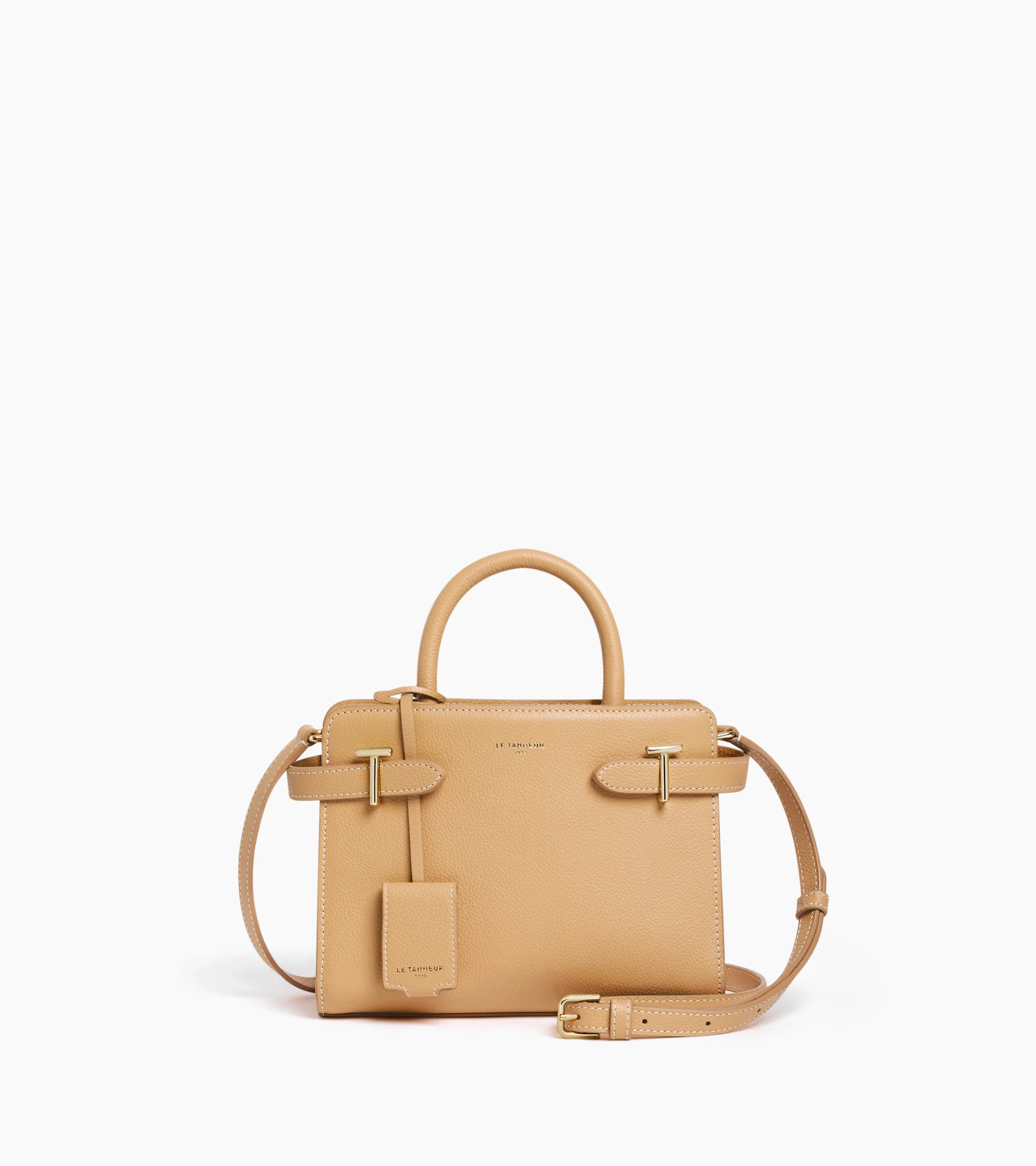 Emilie small handbag in grained leather | Le Tanneur