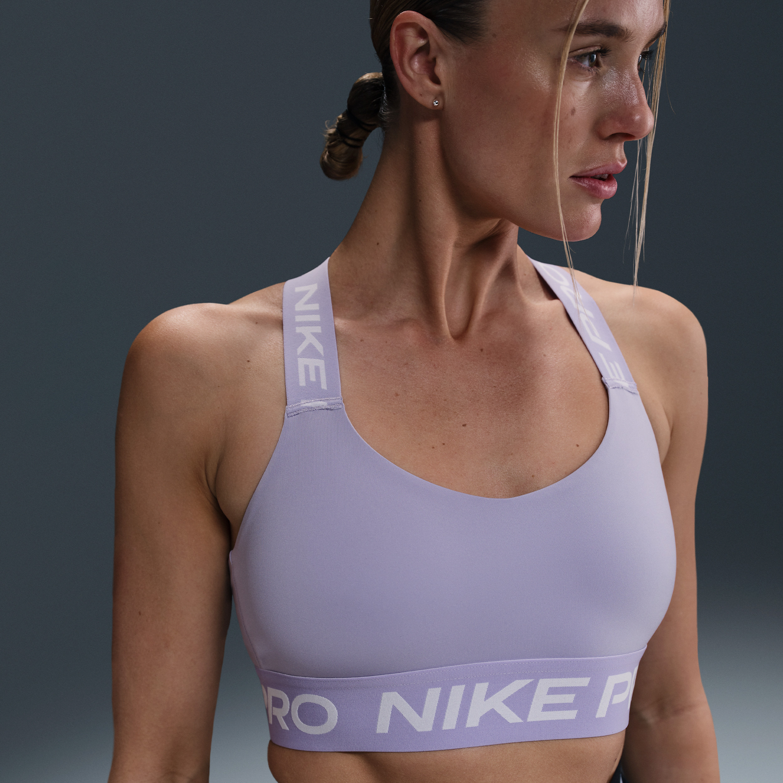 Women's Nike Pro Light-Support Non-Padded Sports Bra in Purple | HF5372-533 | Nike (US)