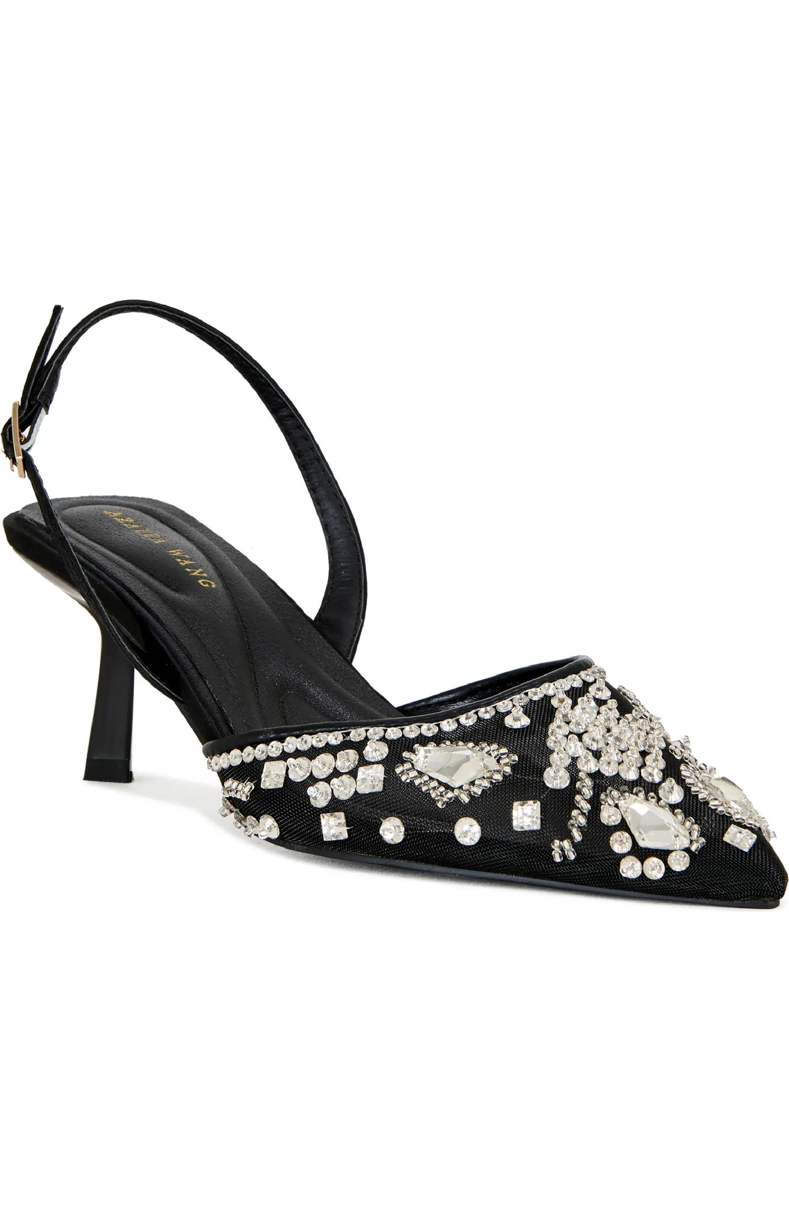 AZALEA WANG Valeriy Ankle Strap Pointed Toe Pump (Women) | Nordstrom | Nordstrom