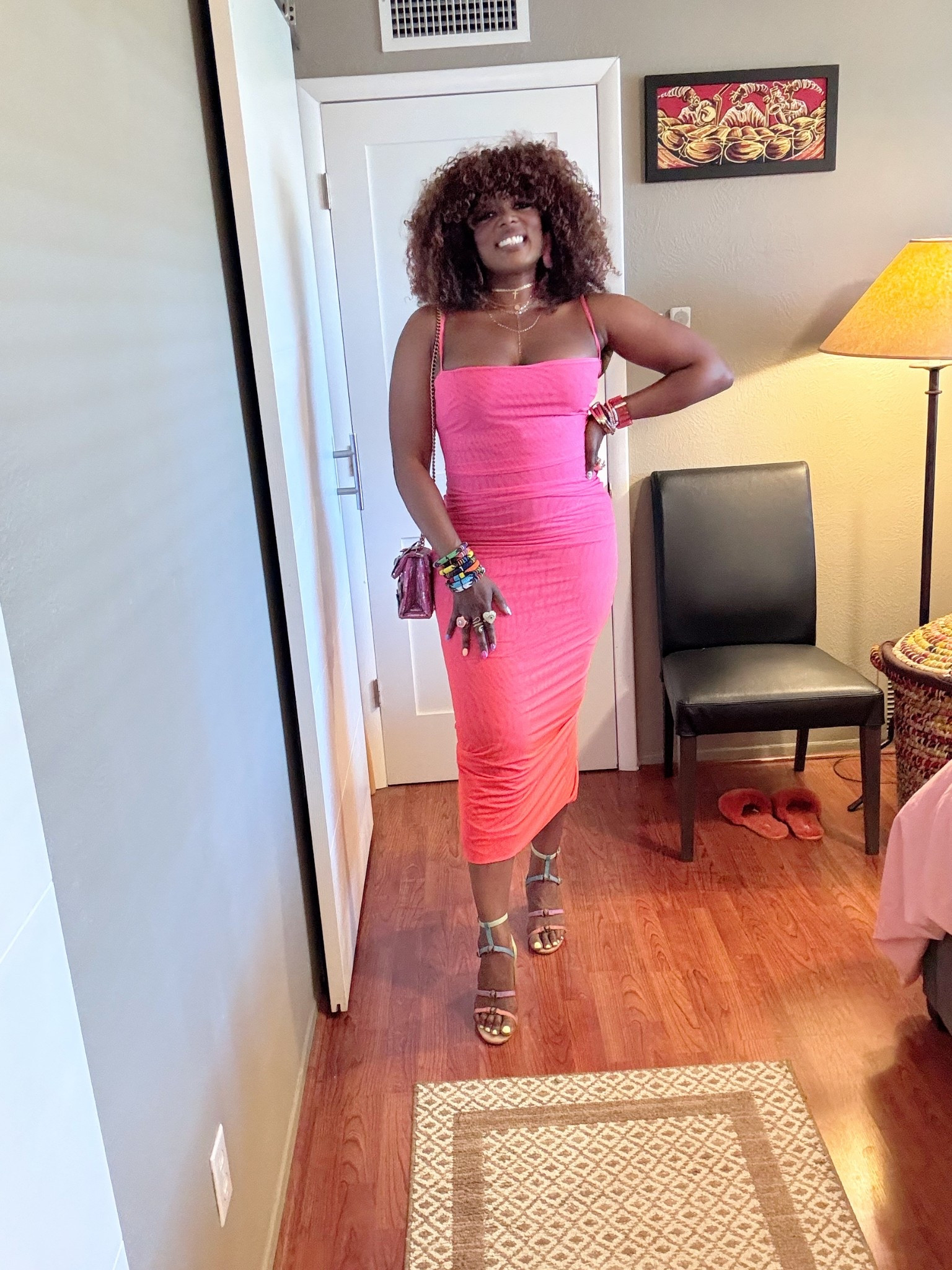 Pink ombre to Orange dress! What a fun outfit that felt like a show stopper with all the comments received & I was snatched! Great special occasion dress, it was an oldie but a goodie, tried to find  alternatives for you lovely jubblies!

#LTKWedding #LTKStyleTip #LTKSummerEdit