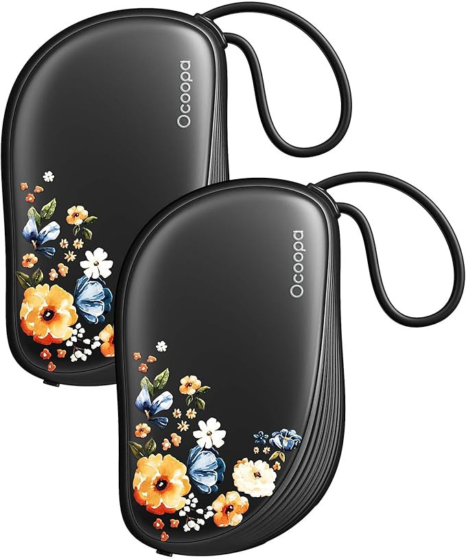 OCOOPA Hand Warmers Rechargeable 2 Pack, Ultra Slim Electric Hand Warmers, Portable Pocket Heater... | Amazon (US)