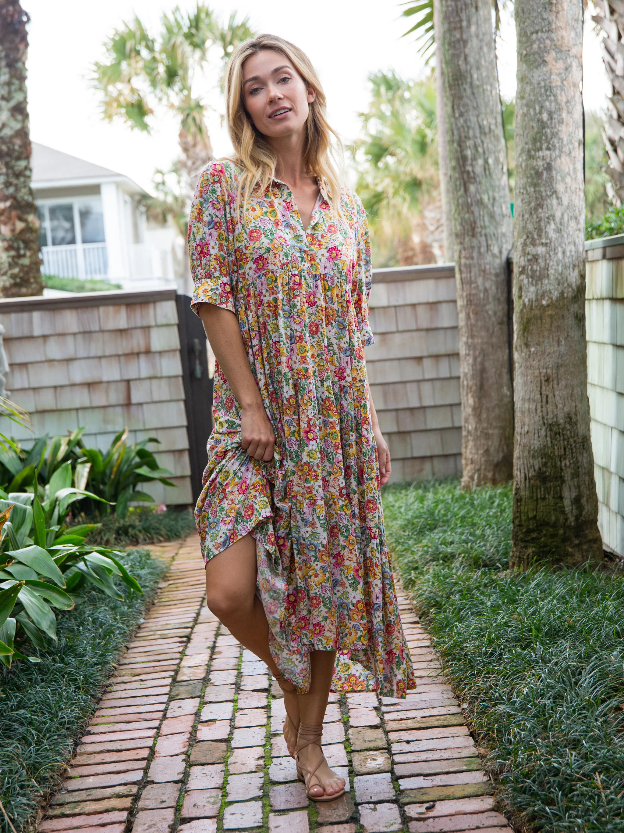 Rebecca Midi Dress | Natural Life