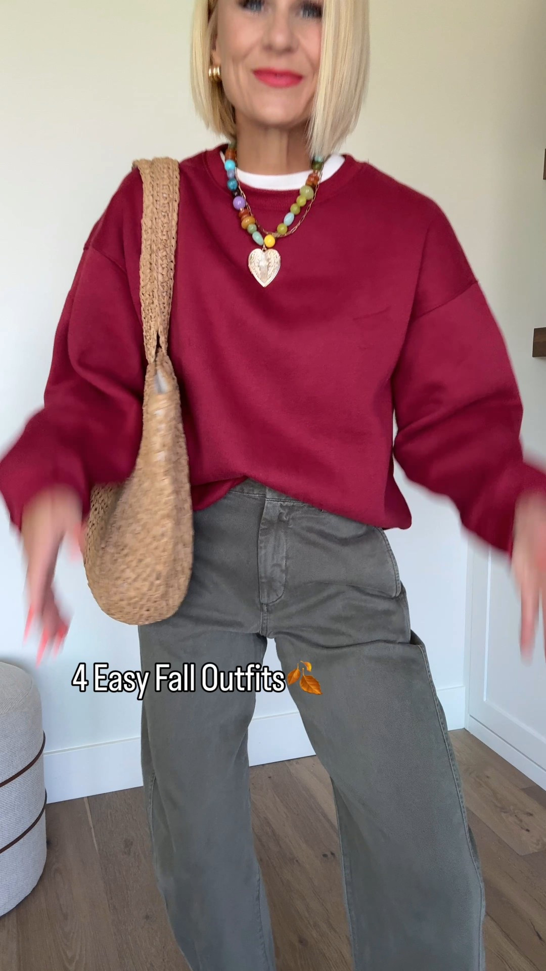 Four easy fall outfits that make mornings simple—just set them out the night before and you’re good to go! 

Sizing: 
Everything fits tts, except:
Always go down 1/2 size in adidas’s 
Size down in last pull-on jeans 
Size ⬆️ up in denim button down and flannel 

#LTKOver40 #LTKSaleAlert #LTKFindsUnder50