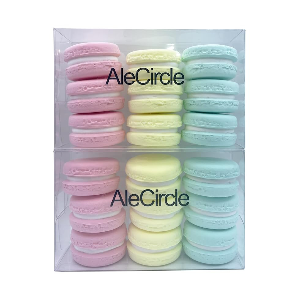 18 Pcs Fake Macarons Cake, Realistic Artificial Fake Macaronst Model Photography Props Home Decor... | Amazon (US)