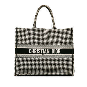 Pre-Loved Dior Large Houndstooth Book Tote | Poshmark