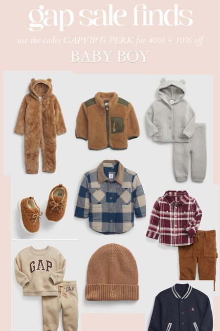 Gap sale // baby boy finds // use the codes GAPVIP & PERK. 

#LTKbaby #LTKsalealert #LTKfamily