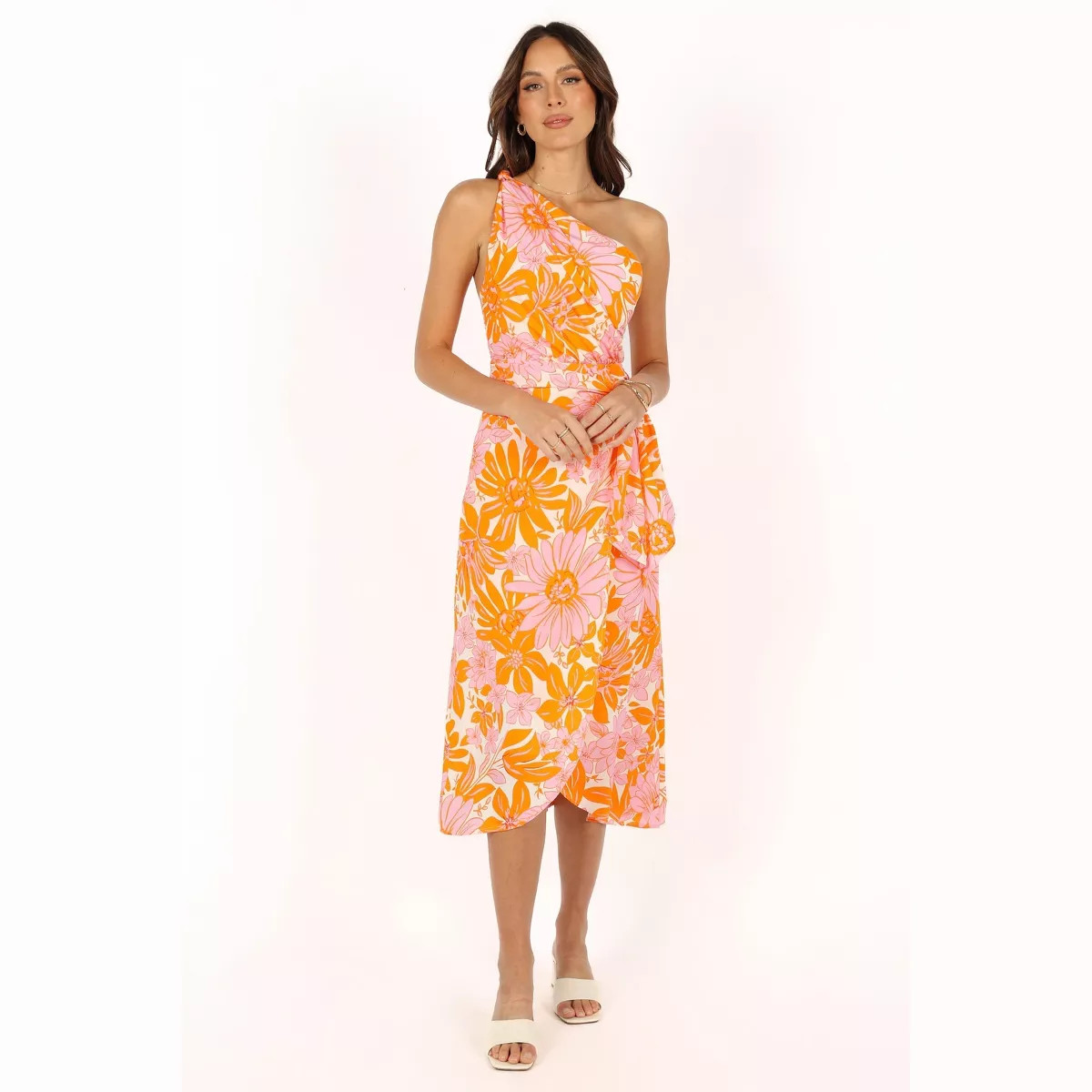 Petal and Pup Clara One Shoulder Midi Dress | Target