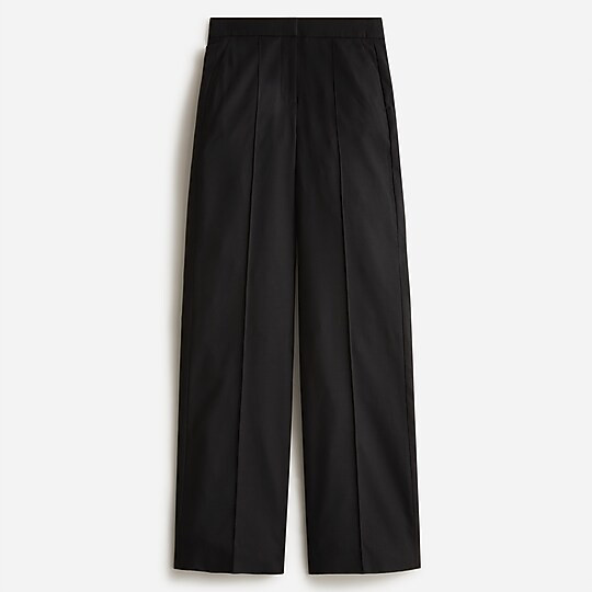 Full-length wide-leg tuxedo pant in Italian wool | J. Crew US
