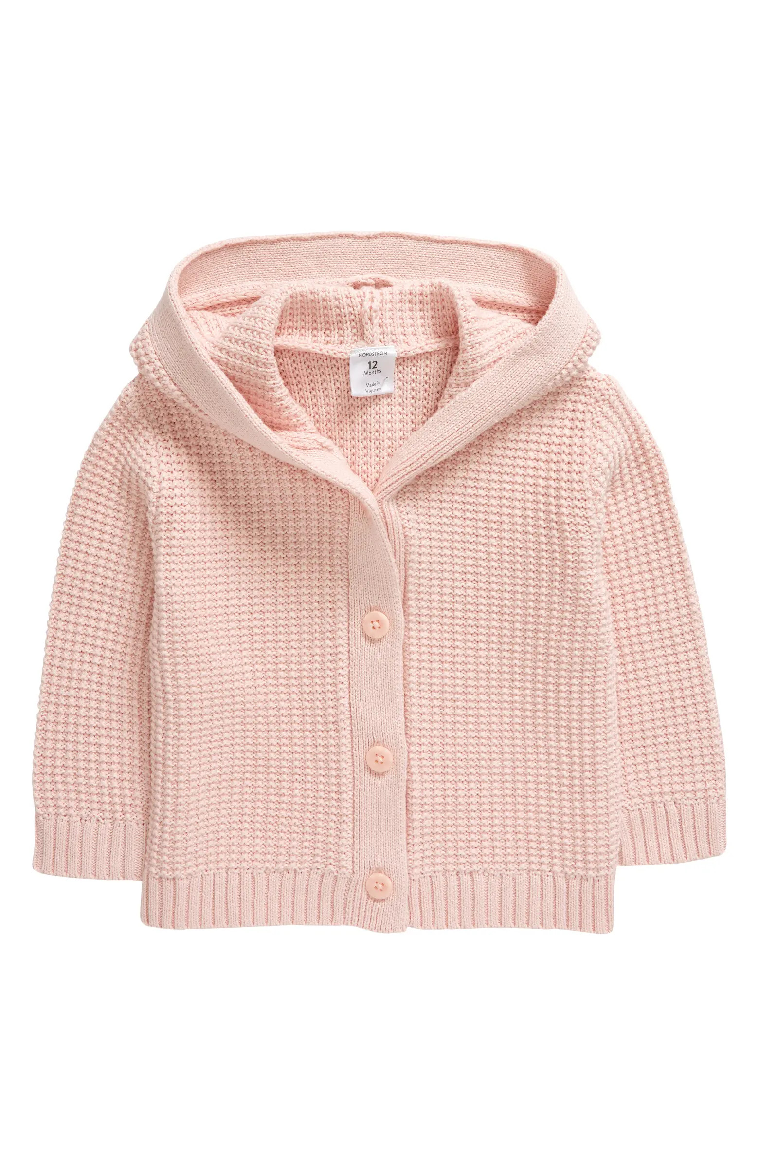 Hooded Cotton Cardigan | Nordstrom