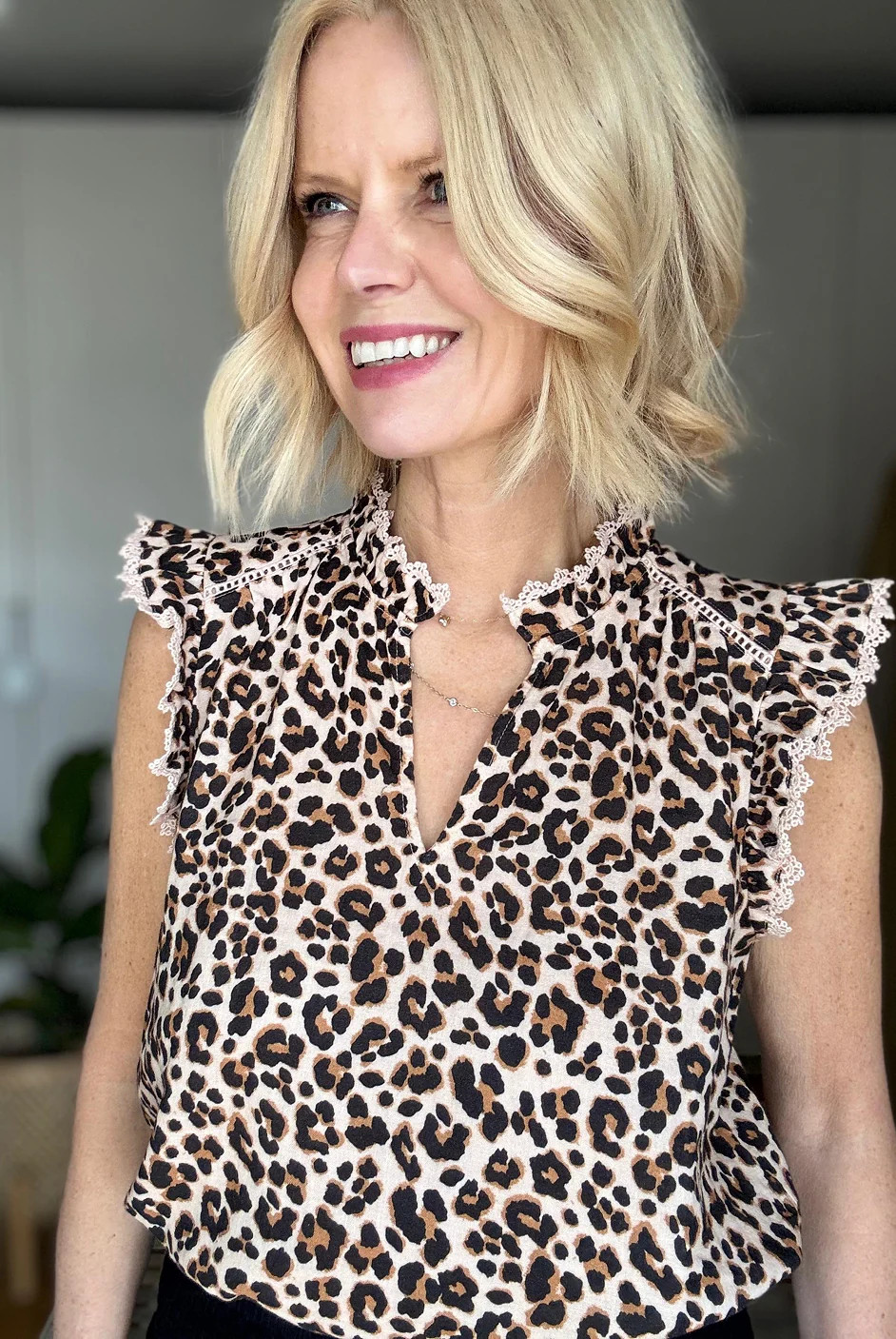 Marlow Top - Leopard | WYSE London