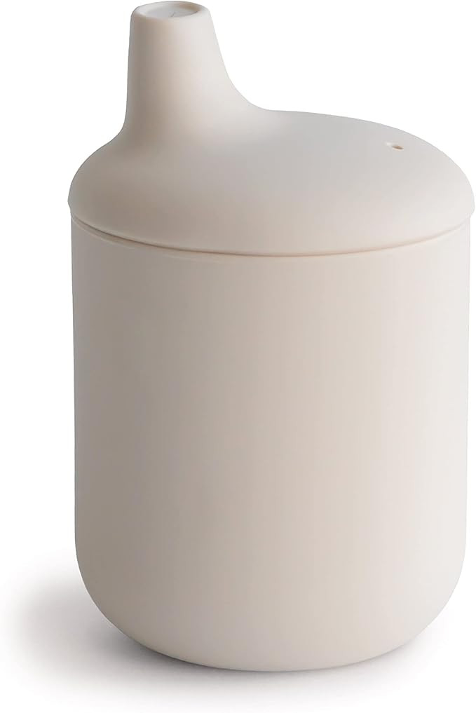 mushie 100% Silicone Baby Sippy Cup | 6 Months+ (Shifting Sand) | Amazon (US)