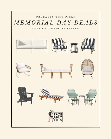 Our #MemorialDay deals picks are here and on the blog! The summer savings on outdoor furniture are looking good 👀👀👀 