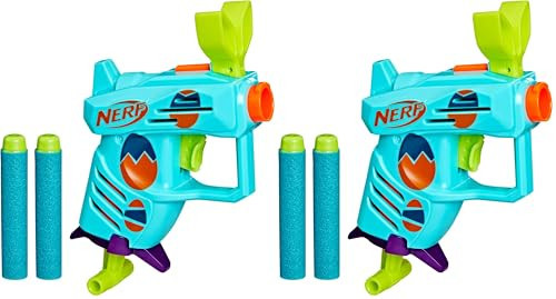 Nerf Elite 2.0 Easter Egg Hunt Blaster, 2 Nerf Elite Darts, Pull to Prime, Spring Toy Foam Blaster for 8 Year Old Boys & Girls (Pack of 2) | Amazon (US)