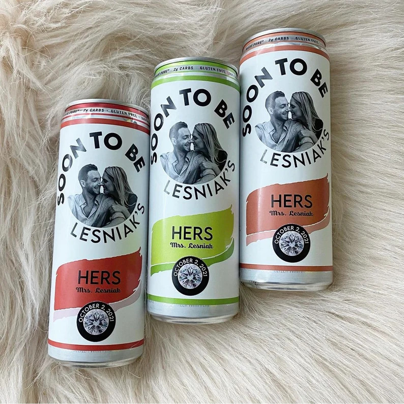 Customizable Seltzer Slim Can Labels  Custom Seltzer Slim Can - Etsy | Etsy (US)