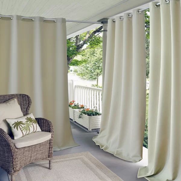 Spenser Solid Light Room Darkening Grommet Single Curtain Panel | Wayfair North America