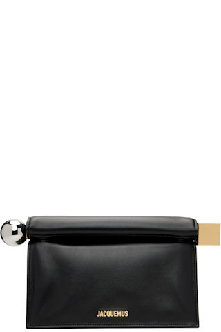 Black Les Classiques 'The Rond Carré' Clutch | SSENSE