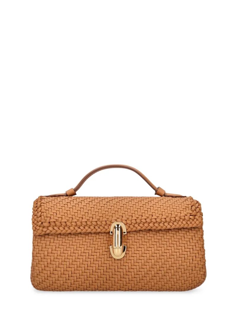 The symmetry woven leather bag - Savette - Women | Luisaviaroma | Luisaviaroma