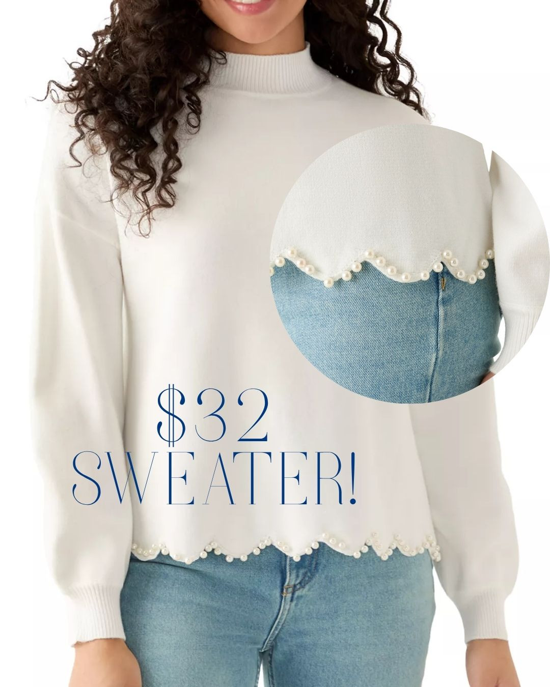$32 scalloped pearl hem sweater! love the detail! 

women’s beauty, fall outfits, makeup, clothing, bag, purse, dresses, on sale, winter,  travel outfit, maxi dress, coastal grand, southern style, classic style, preppy style, , women’s dresses, transition weather, trendy, stylish, cotton, puff sleeve, short dress, midi dress, maxi dress, classic style, preppy style, shoes, flats, ruffles, scallops, boots, denim, kids, children, women’s, adult, men, tuckernuck, h&m, target, dillards, nordstrom, belk, saks
 

 #LTKSeasonal #LTKStyleTip #LTKBeauty