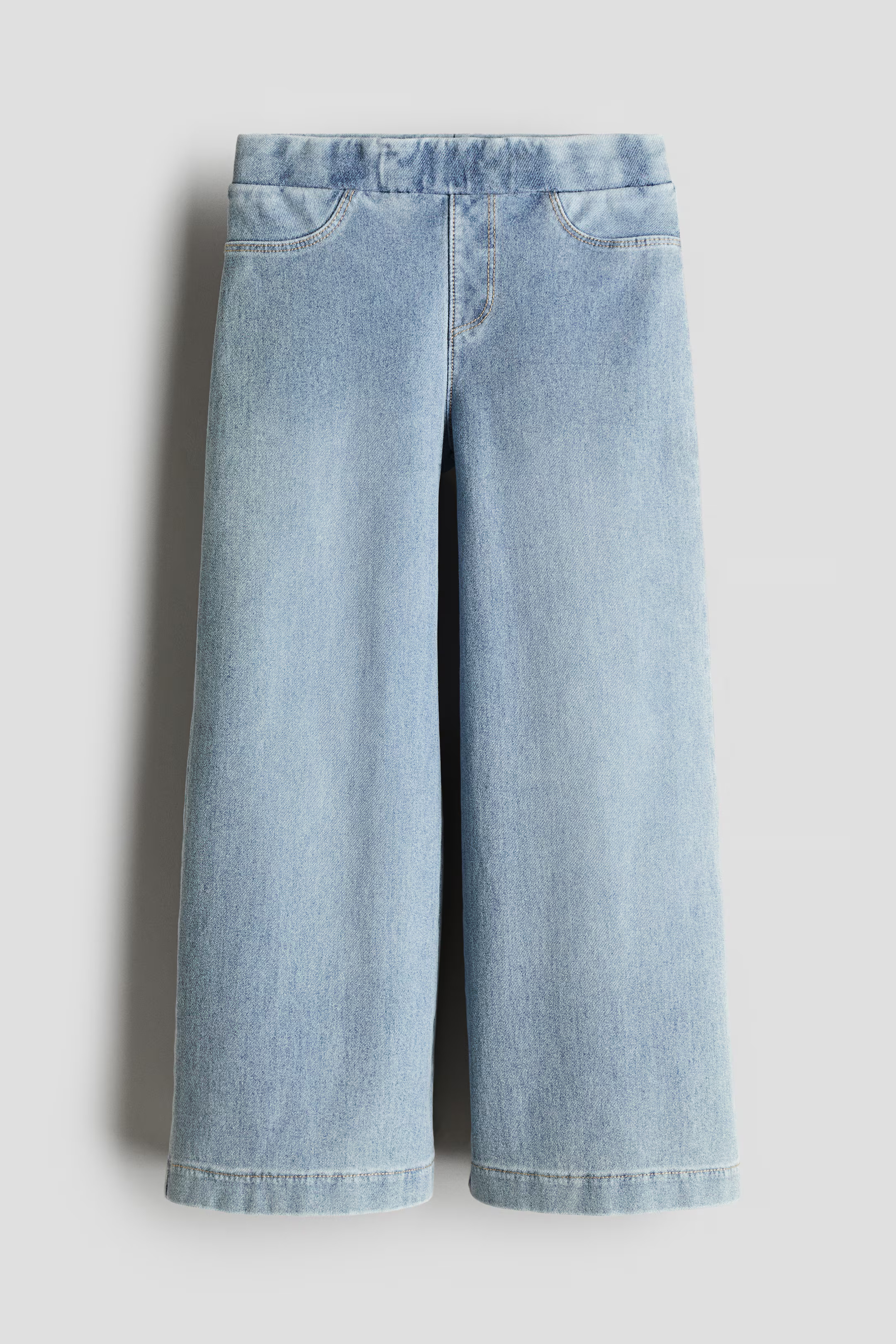 Wide Denim-look Pants | H&M (US + CA)