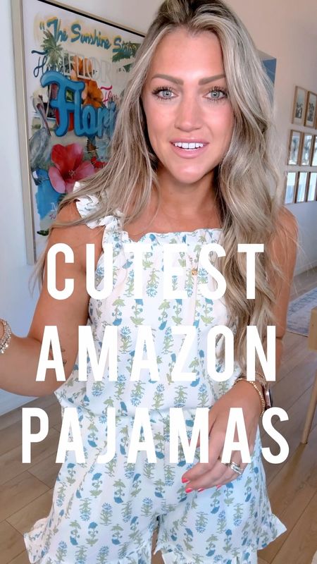 Cutest new arrival on Amazon!!! How darling are these Jammie’s??? Wearing my true small!!! They’re lightweight and cool! Perfect for your next summer vacation!!! Linked a few more really good Amazon PJS too here for y’all!! 💙