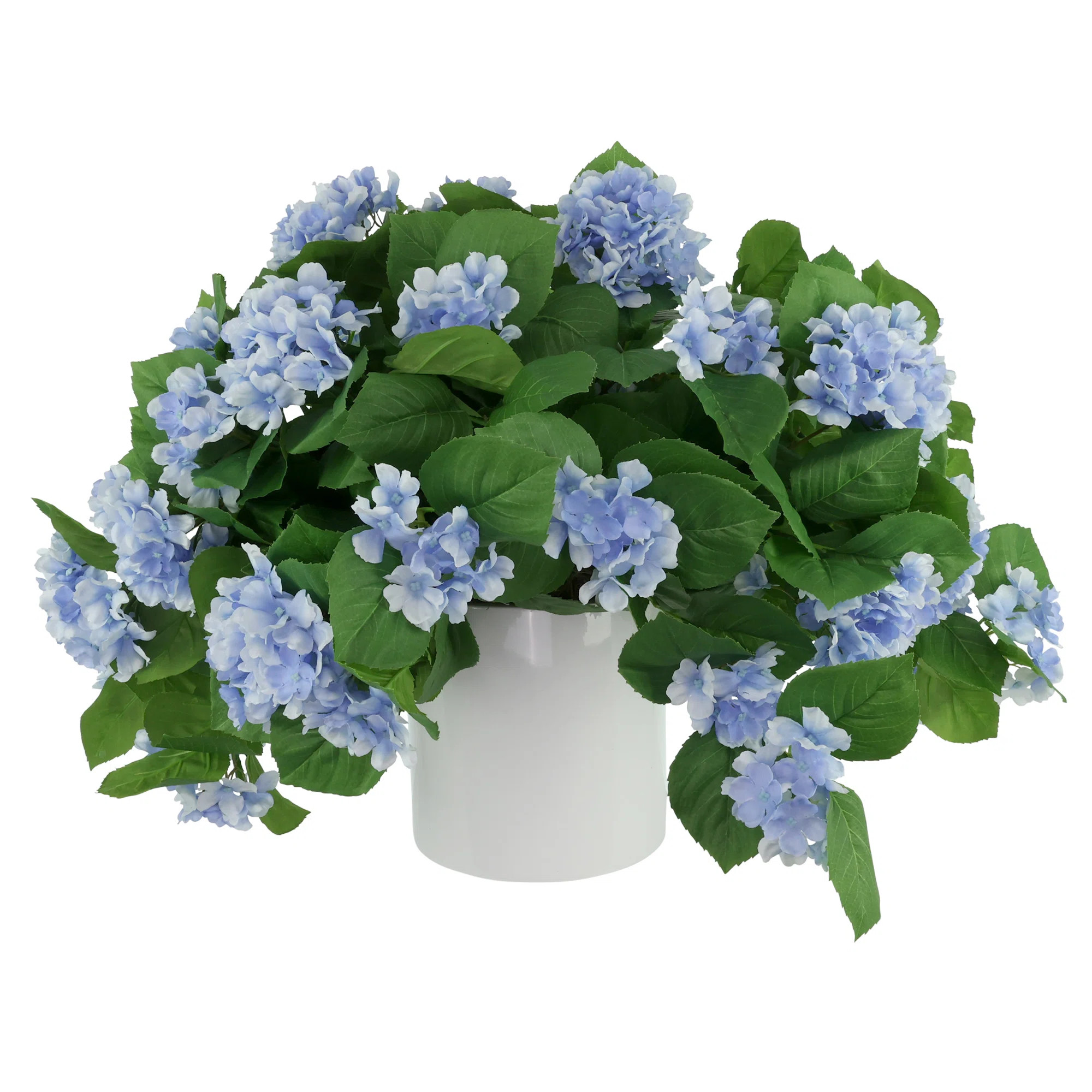 Outdoor UV Hydrangeas Arranged in Fiberstone Pot | Perigold