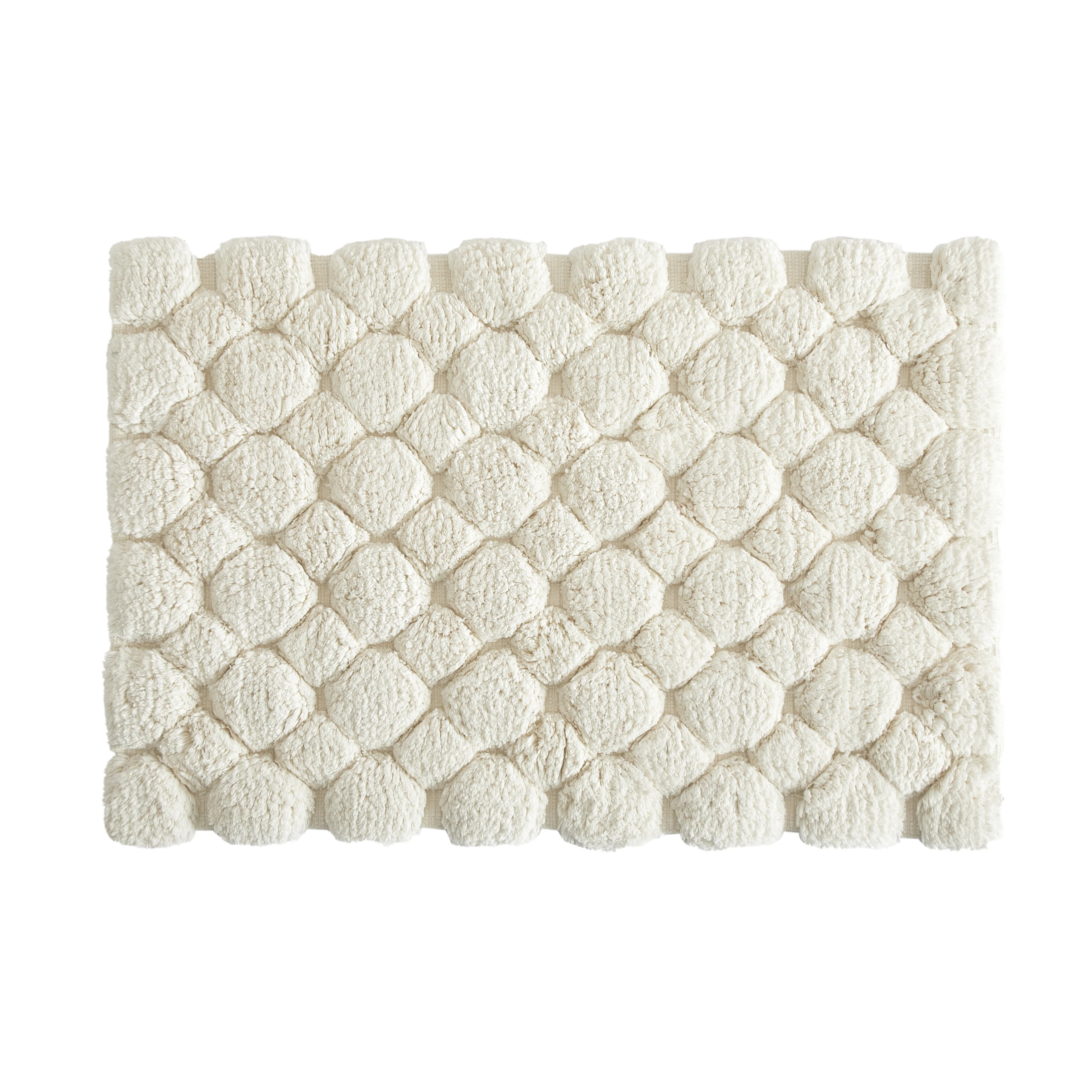 Better Homes and Gardens Ivory Lush Bauble 2pc Bath Rug Set, 17 x 20 & 20 x 30, Cotton | Walmart (US)