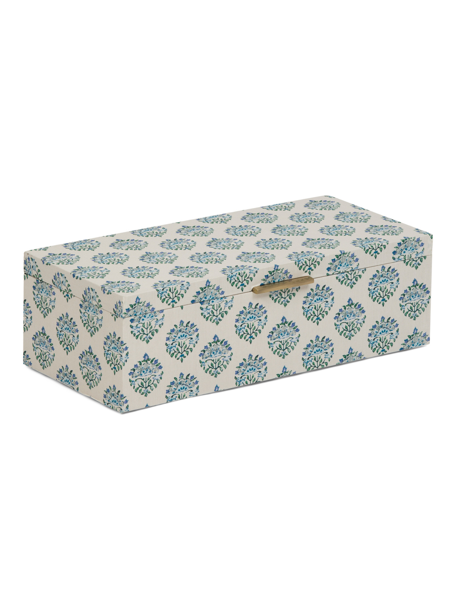 6x13x4 Block Print Linen Wrapped Box | Trending Now | Marshalls | Marshalls