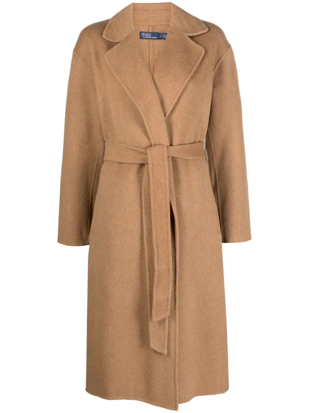 belted-waist wrap coat | Farfetch Global