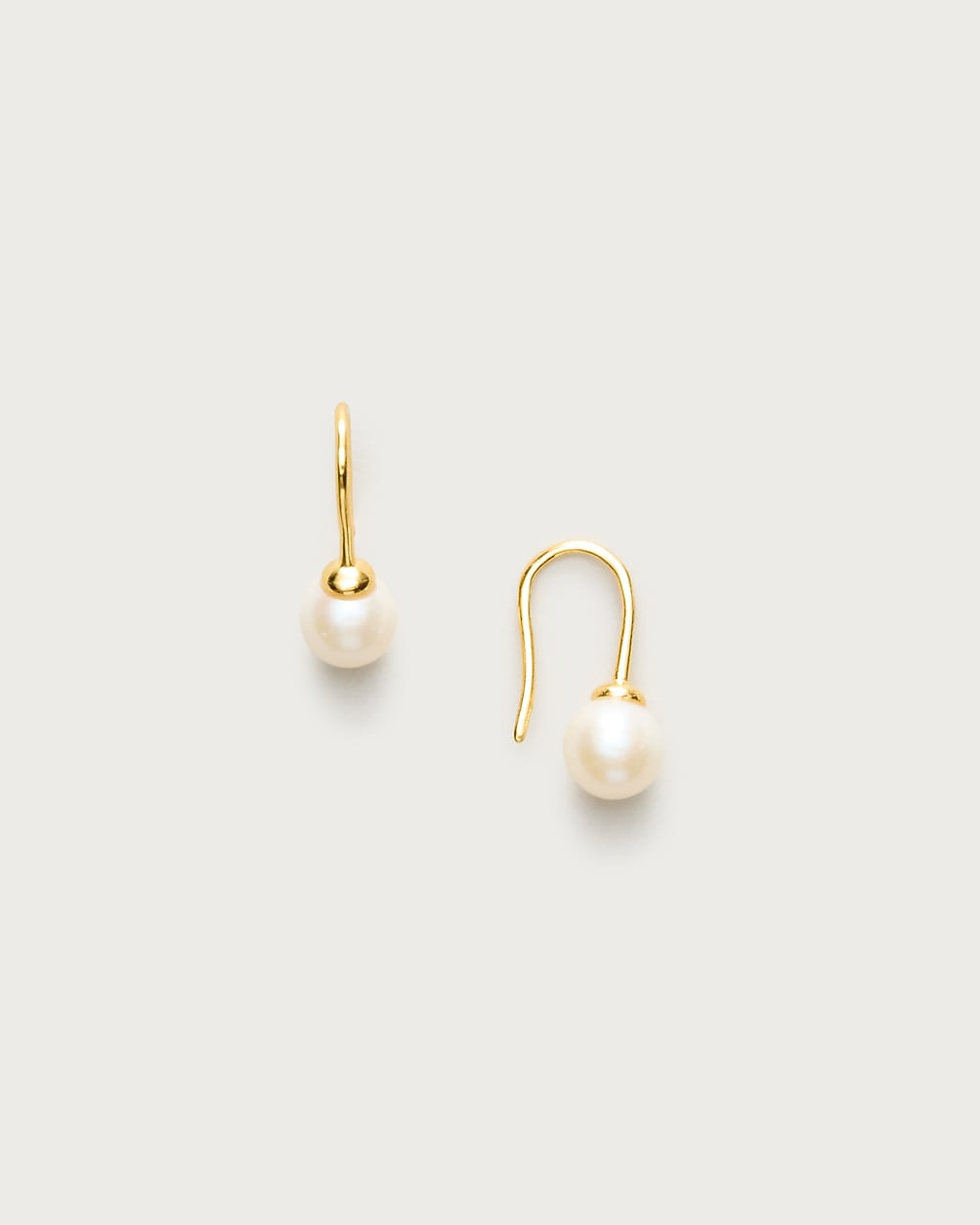 Gold vermeil freshwater pearl earrings | J. Crew US
