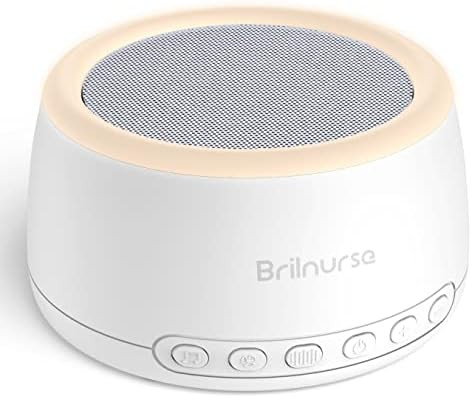 Brilnurse White Noise Machine, Sound Machine with Built-in Rechargeable Battery/32 Soothing Sounds/4 | Amazon (CA)