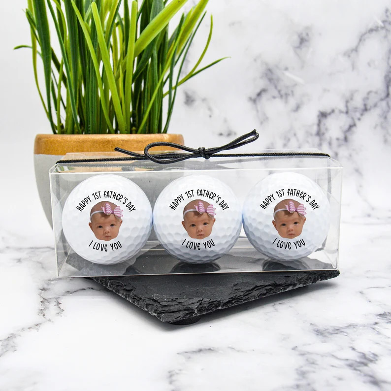 Custom Golf Balls, Dad Golf Ball, First Fathers Day Golf Balls, Fathers Day Gifts, Best Dad by Pa... | Etsy (Global)