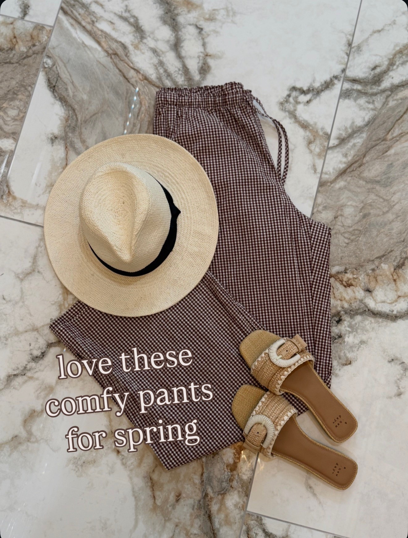 The cutest gingham pants - size small 