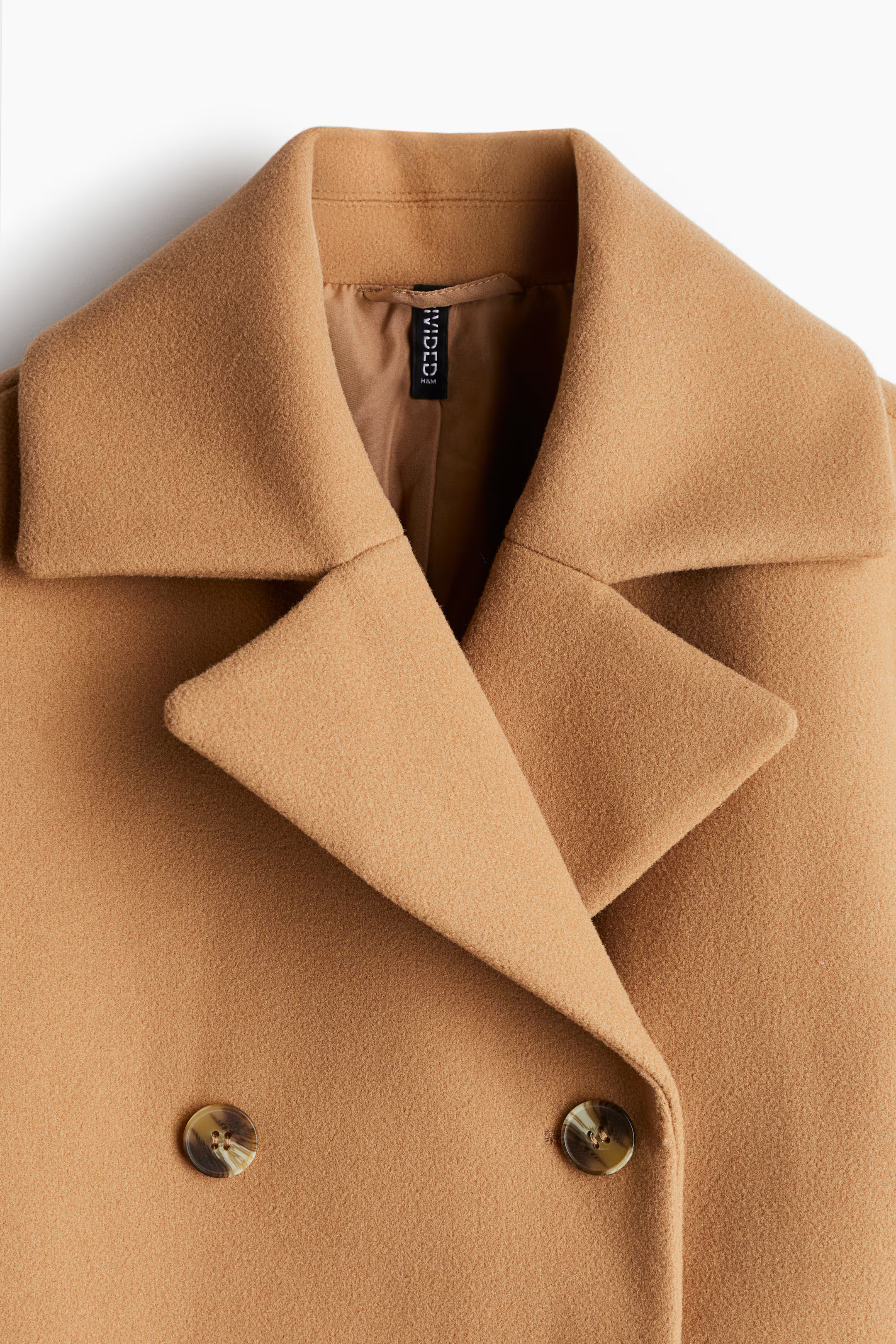 Double-Breasted Felted Coat | H&M (US + CA)