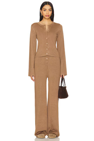 SNDYS x REVOLVE August Button Down Top in Brown from Revolve.com | Revolve Clothing (Global)