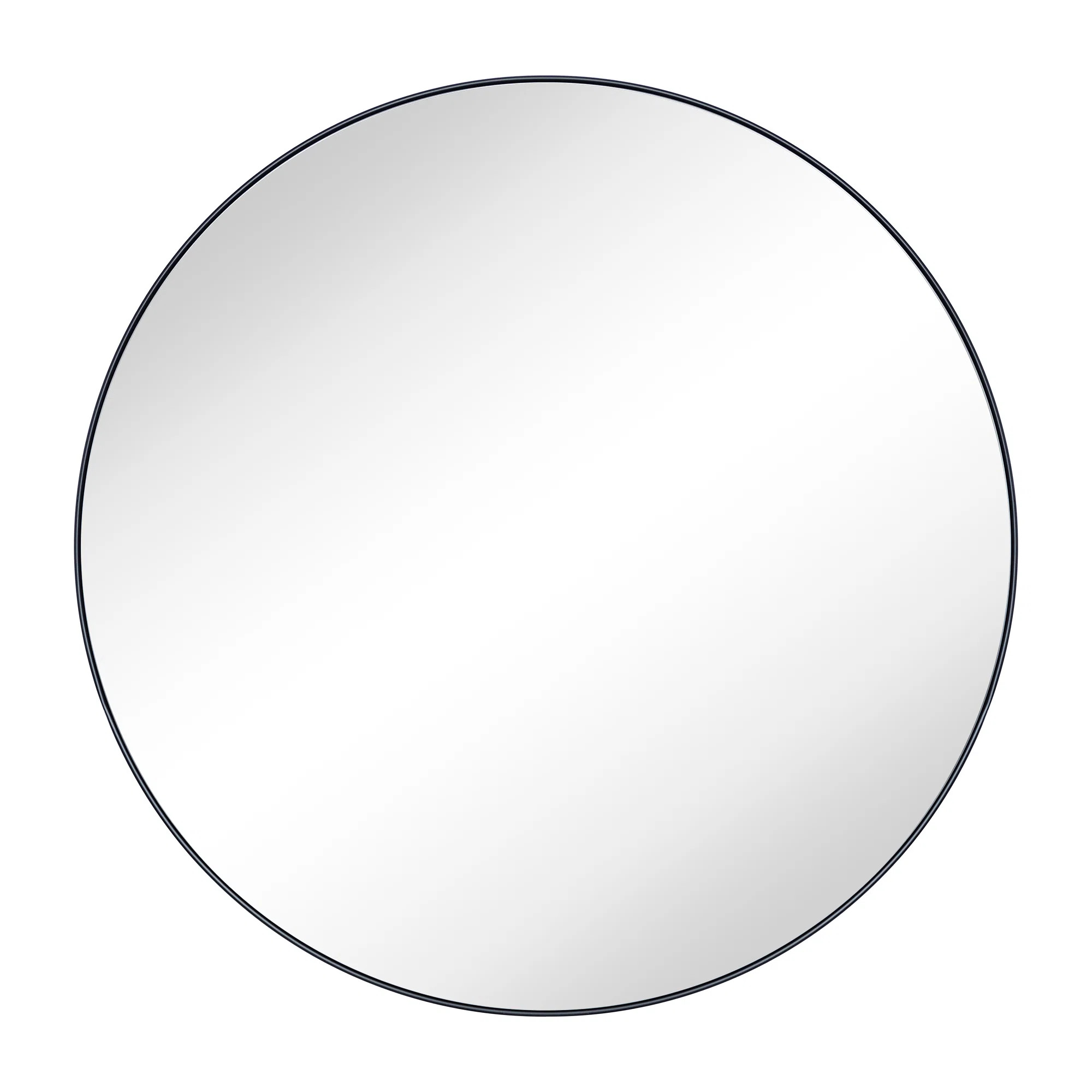 Yolanta Round Metal Wall Mirror | Wayfair North America