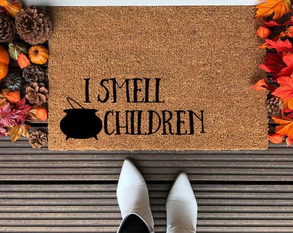 I Smell Children Doormat Halloween Doormat Halloween Decor - Etsy | Etsy (US)
